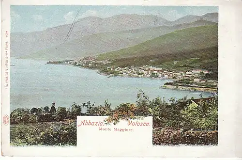 Abbazia Volosca Mont Maggiore ~1900 ngl C0736