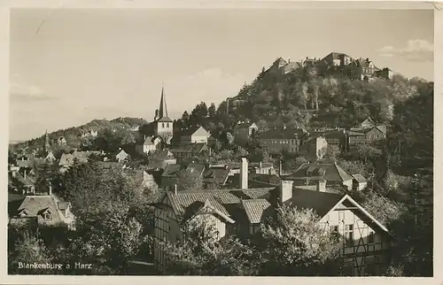 Blankenburg (Harz) Panorama gl1937 125.107