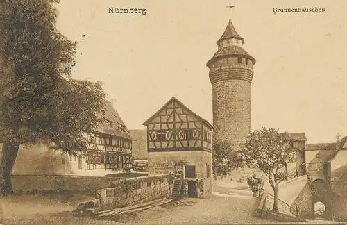 Nürnberg Brunnenhäuschen gl1909 124.635