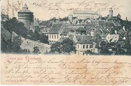 Nürnberg Teilansicht gl1901 B7816