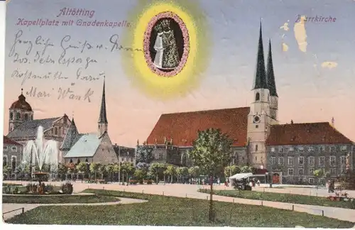 Altötting Kapellplatz Gnadenkapelle gl1915 B7385