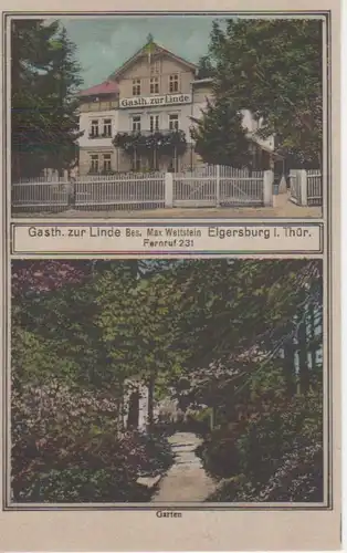 Bad Elgersburg Gasthaus zur Linde Garten ngl 96.277