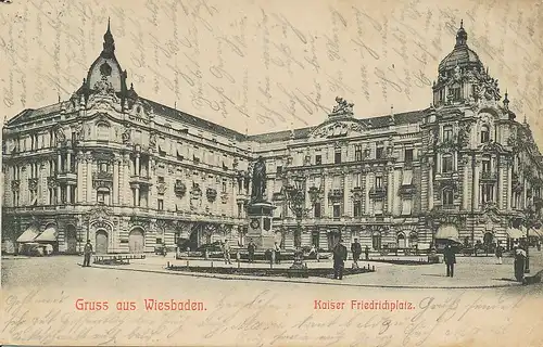 Wiesbaden Kaiser Friedrichplatz gl1903 130.166