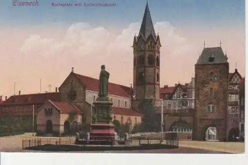Eisenach Karlsplatz mit Lutherdenkmal ngl 96.137
