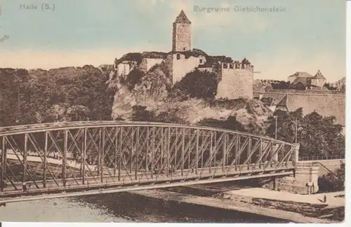 Halle/Saale Burgruine Giebichenstein feldpgl1916 95.764