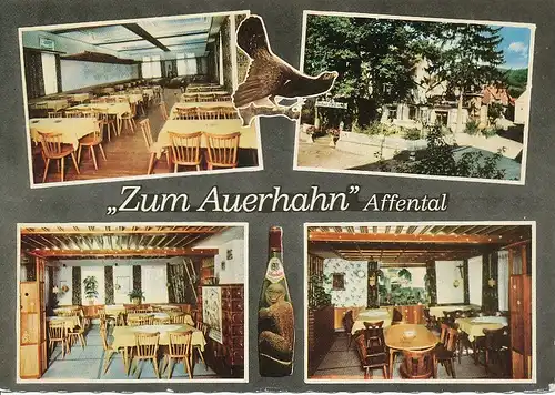 Affental (Bühl) Gasthaus zum Auerhahn ngl 133.426