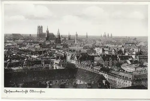 München Blick über die Stadt ngl B7930