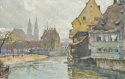 Nürnberg Partie an der Insel Schütt gl1924 124.808