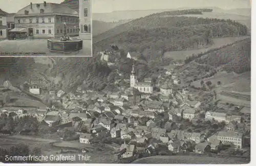Gräfental i.Th. Goldner Löwe Panorama ngl 96.293