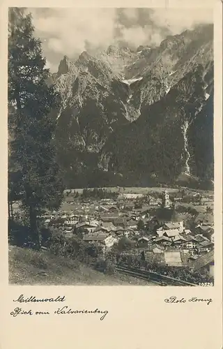 Mittenwald Panorama gl1935 125.981