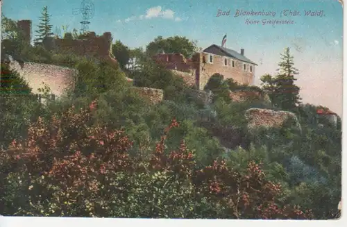 Bad Blankenburg Ruine Greifenst. bahnpglca.1930 96.388