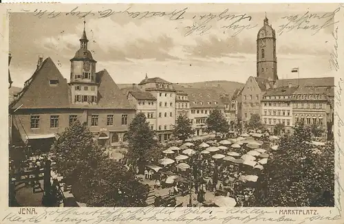 Jena Marktplatz gl1931 125.289