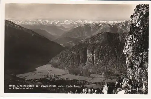 Blick vom Wendelstein auf Bayrischzell ngl B7426