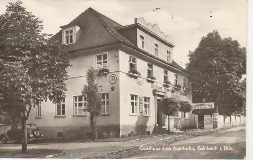Rohrbach i.Th. Gasthaus zum Auerhahn gl1960 96.385