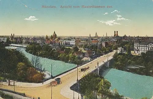 München Ansicht vom Maximilianeum gl1939 125.552