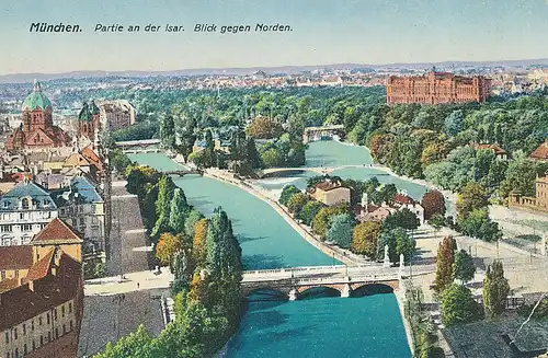 München Partie an der Isar ngl 125.582