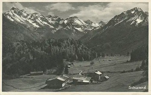 Schwand bei Oberstdorf Panorama gl1916 126.417