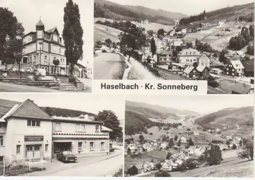 Haselbach (Kr. Sonneberg) Teilansichten gl1990 96.305