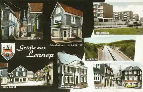 Remscheid-Lennep Teilansichten gl1973 132.424