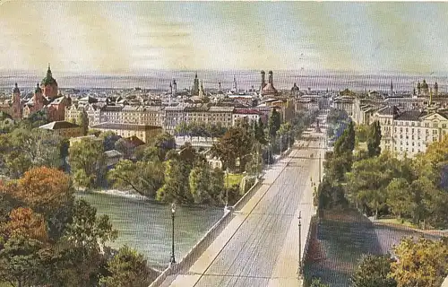 München Blick vom Maximilianeum gl1917 125.581