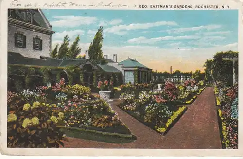 Rochester N.Y. Geo.Eastman's Garden gl1929 B7563