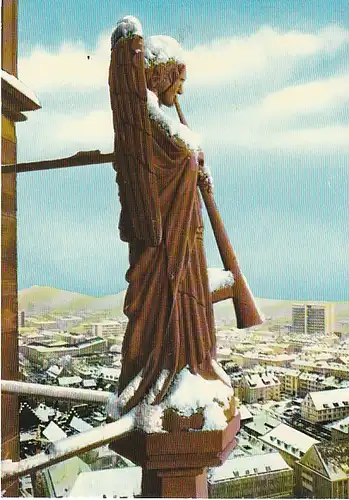 Freiburg i.Br. Posaunenengel am Münsterturm ngl C0165