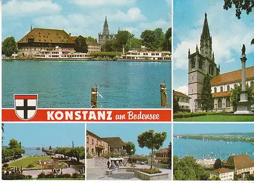 Konstanz am Bodensee Mehrbildkarte ngl C0175