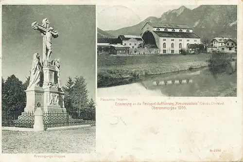 Oberammergau Kreuzigungsgruppe gl1906 125.670