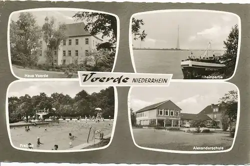 Voerde (Niederrhein) Schule Freibad bahnpgl1966 132.777