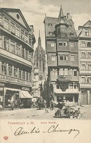 Frankfurt a.M. Domblick vom alten Markt gl1904 132.169