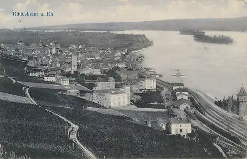 Rüdesheim a.Rh. Panorama gl1910 130.260