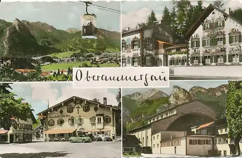 Oberammergau Teilansichten gl1960 125.718