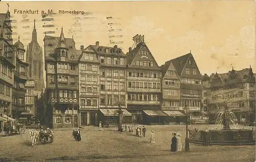 Frankfurt a.M. Römerberg gl1922 132.243