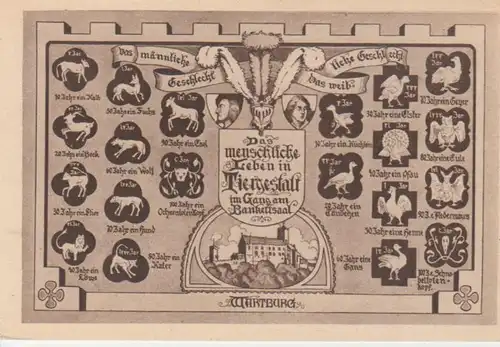 Eisenach Wartburg Leben in Tiergestalt ngl 96.158