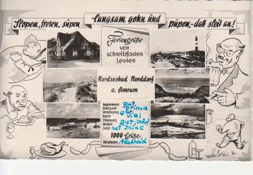 Norddorf auf Amrum Teilansichten gl1959 201.688