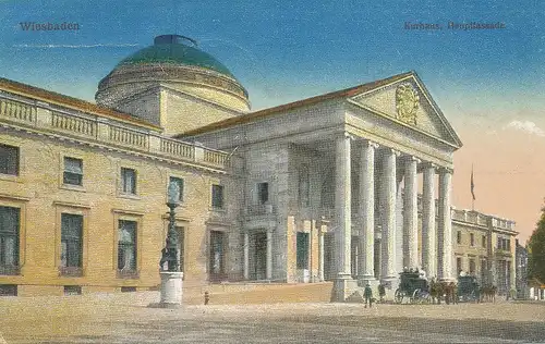 Wiesbaden Kurhaus Hauptfassade gl1919 130.279