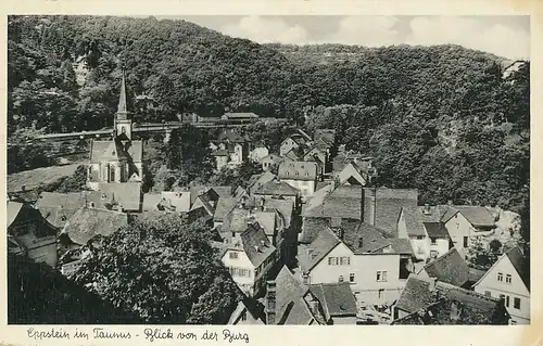 Eppstein i. Taunus Stadtpanorama gl1954 131.251