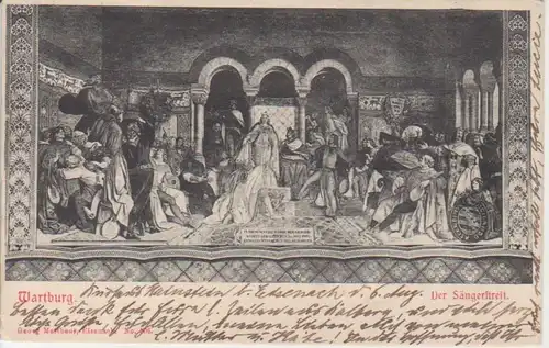 Eisenach Wartburg Der Sängerstreit gl1902 96.168