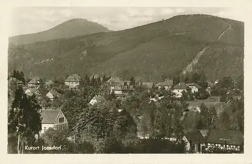 Jonsdorf mit Kurhaus und Lausche gl1954 127.669