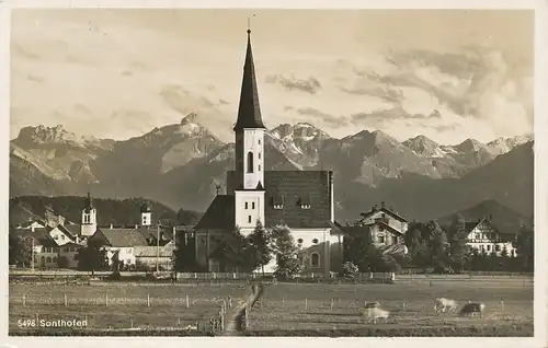 Sonthofen Kirche gl1935 126.178