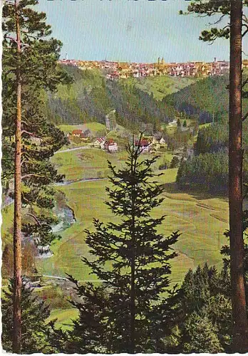 Blick auf Freudenstadt Schwarzwald gl1959 C1270