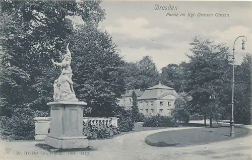 Dresden Partie im Kgl. Großen Garten ngl 127.393