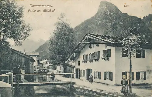 Oberammergau Partie am Mühlbach ngl 125.652