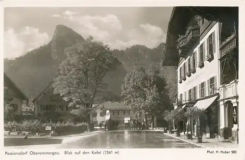 Oberammergau Blick auf den Kofel ngl 125.736