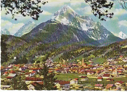 Mittenwald gegen Wettersteingebirge ngl C1341