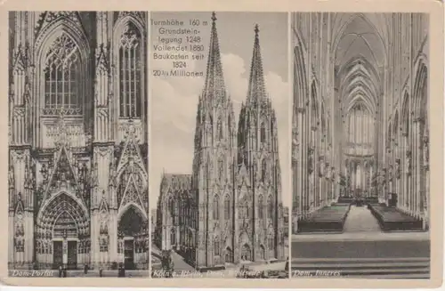 Köln Dom Westseite Portal Inneres ngl 201.921