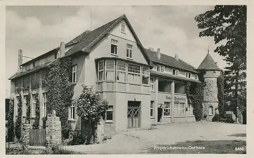 Friedrichsbrunn Hotel Brockenblick gl1953 125.132