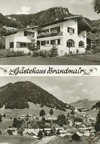 Tiefenbach Gästehaus Brandmair Panorama gl1970 126.389