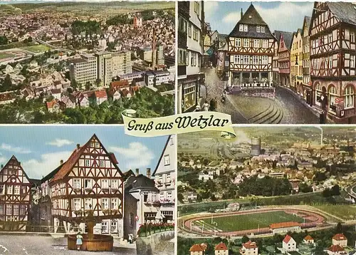 Wetzlar Teilansichten Panorama gl1959 130.284