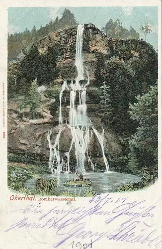 Okertal (Harz) Romkerwasserfall gl1901 125.109